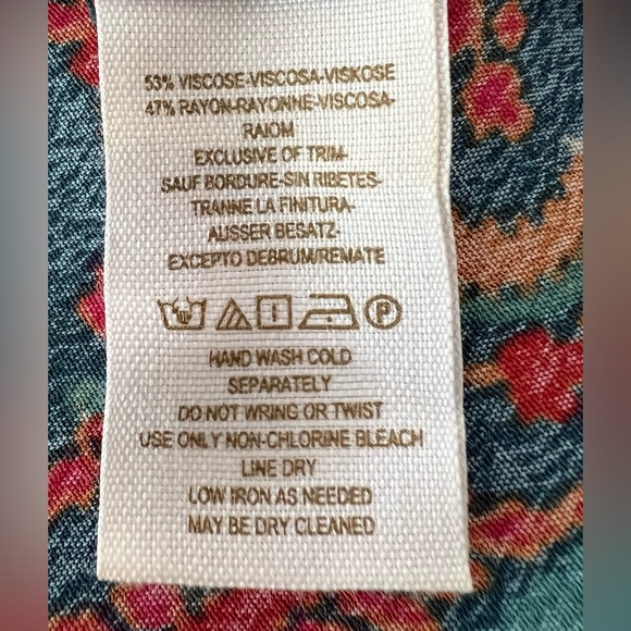 Free People Sleeveless Print Dress - size 4 - Picture 6 of 7